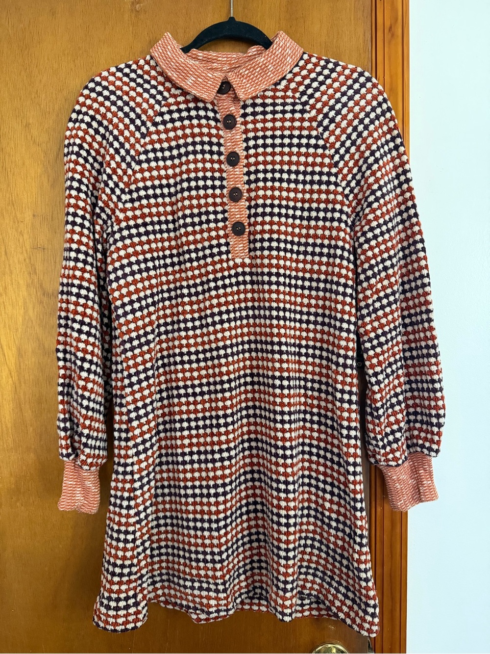 Free People Retro Polo Knit Dress
